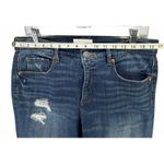 Ann Taylor Loft Modern Skinny Jeans Womens 30 Blue Distressed Stretch Casual Comfort Photo 4