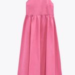 ZARA NWT Halter Poplin Dress Photo 10