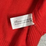 Gap  Sweater Women Medium Red Orange Merino Wool Preppy Neutral Casual Minimalist Photo 5