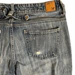 American Eagle  Womens Boy Fit Jeans Size 4 Live Your Life Distressed Jeans Photo 1
