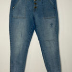 Mossimo mid Rise‎ Skinny Jeans Size 8R Blue Photo 0