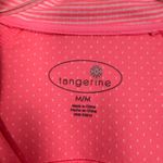 Tangerine  Women's Athleisure Striped Orange Hoodie Size Medium Photo 1