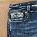 Miss Me  Signature Cuffed Capri Jeans Size 32 Photo 5