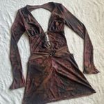 Generation Outcast Clothing Outcast Clothing Satine Mini Dress Mauve Leopard Photo 9