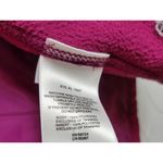 Columbia Womens Jacket Vest Sz S Pink Mock Neck Full Zip Fleece Paneled Lined Photo 8