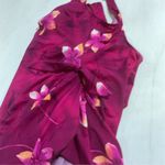 L.L. Bean Women's Pink Floral Tankini Set Size 12 Adjustable Straps Underwire​ Photo 5