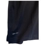 Nike New Golf Womens XL NBA Polo Shirt Dry Fit Short Sleeve Pullover Black Photo 2