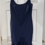 Alexander McQueen Vintage  navy blue scoop neck dress sz IT40 Photo 5