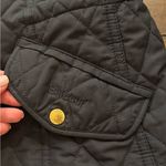 Barbour  Navy Blue Millfire Diamond Quilted Jacket Size 10 MSRP 265.00 Photo 9