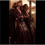 ZARA Limited Edition Long Sparkly Sequin Burgundy Dress Photo 8