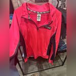 PINK - Victoria's Secret Victoria's Secret PINK pink and gray. Quarter zip. Size medium Photo 1