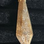 Crystal Gemstone 4 Piece Pendant Collection Citrine Lapis Lazuli Clear Quartz Blue Photo 6