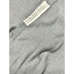 Vince Scoop Neck Long Sleeve Tee Shirt Top Blouse Leather Detail Black Size XS Photo 8