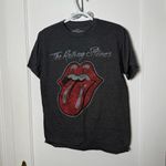 The Rolling Stones Gray Crewneck Graphic Short Sleeve Band T Photo 0