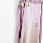 Anna Piaa Whimsical Fairycore Y2K 100% Silk Floral Embroidered Slip Dress 8 Purple Photo 8