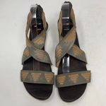 ROAN by Bed Stu Gray Tan Distressed Leather Gladiator Livi Sandal Grey Bone 9.5 Photo 2