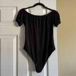 Missguided NWT  Black Off the Shoulder Bodysuit Photo 3