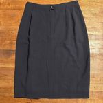 Salvatore Ferragamo  100% Wool Logo Button Skirt Photo 1
