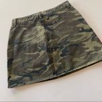 Forever 21  Camo Print Tuxedo Stripe Denim Mini Skirt Photo 5