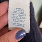 Boden Cashmere Angora Blend Navy Cardigan Sweater With Rosette Appliqué Sz 10 Blue Photo 4