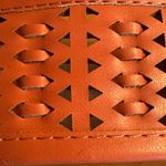 Andiamo Abailey Weave Flats/Sandals Salmon Peach 7.5 7.5W Boho Faux Leather Pink Photo 6