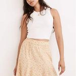 Madewell  Godet Floral Pull On Swing Mini dress Photo 0