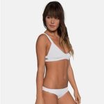 Tavik White Coco Scoop neck bikini top and bottoms Large / XL Photo 4