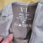 Vital Life Ribbed Tank and Short Set Gray Size M Photo 1
