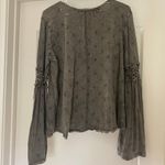 Anthropologie Eyelet Bell Sleeve Crochet Top Photo 4