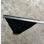 J.Crew  Bikini Bottom Women's Plus XXL Black Ribbed-Trim Hipster Full-Coverage Photo 6