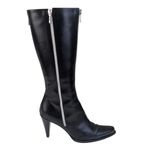 Donald J Pliner Italian Vintage Leather Boots GUC $425 Size 8M S3946 Black Photo 2