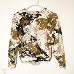 Rag and Bone  Size Large Pixelated Camouflage Print Poe Sweatshirt Photo 4