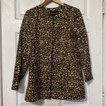 Who What Wear Animal Print Blazer Watercolor Cheetah NWT Size Small Photo 2