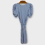 Boden Knot Detail Jersey Geo Mini Dress Size US/2R Blue Photo 6