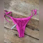SKIMS 🪩NWT SOLD OUT  Bikini Bar Tie Bikini Bottom~Medium~Flamingo 🦩 Photo 3