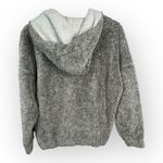 prAna Womens size Small Permafrost Half Zip Teddy Fleece Hoodie w23180516 Gray Photo 1