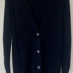 Calypso St. Barth 100% Cashmere Black Longline Button Up Cardigan Sweater Size XS Photo 0