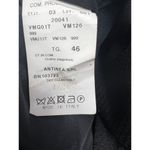 Armani Collezioni Blazer Womens Black Wool Mohair Single Breasted Jacket Size 10 Photo 3