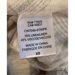 Chaser Women's XS Multicolor Striped Knit Poncho Top Hooded Lace-Up Photo 10