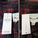 American Eagle  Outfitters‎ Cozy Cabin Cropped Flannel, Red/Green plaid, M Photo 8