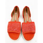Eileen Fisher  Mews Magma Melange Orange Knit Espadrille Flat Sandals Size 9 Photo 1