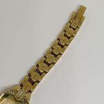 Armitron now women’s watch gold tone 17mm case Quartz analog bracelet 6” running Photo 2