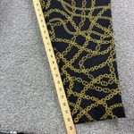 Michael Kors Womens 24W Black Gold Keegan Chain Print Miranda Slack Trouser Chic Photo 6