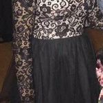 Camille La Vie Black lace Homecoming Dress Photo 0