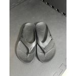 Oofos OOriginal Womens Size 7 Black Beach Walking Outdoor Flip Flop Thong‎ Photo 1