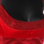 Richard Tyler Couture Red Silk Sleeveless Gown Size 4 Photo 3