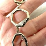 Ann Taylor gold tone black beaded long necklace Photo 4