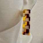 Nat + Noor checkered pattern earrings Photo 5