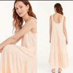 J.Crew NWT!!  Broken-In Jersey Tiered Maxi Dress in Light Orange Photo 1