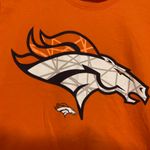 NFL Denver Broncos Orange T Shirt Womens Small Short Sleeve Majestic Cotton  Photo 1
